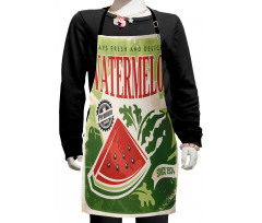 Old Faded Funny Graphic Kids Apron