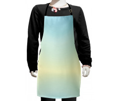 Abstract Modern Ombre Kids Apron