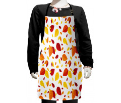 Seasonal Fall Leaves Kids Apron