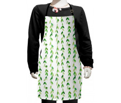 Vivid Watercolor Swirls Kids Apron