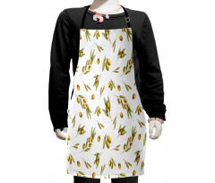 Mediterranean Branches Kids Apron