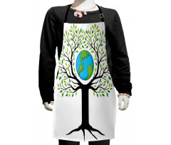 Green Friendly Earth Kids Apron