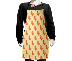 Domestic Animal Symmetry Kids Apron