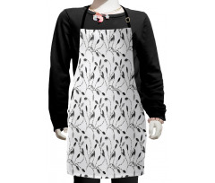 Autumn Leaves and Branches Kids Apron