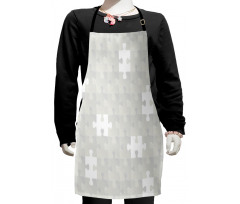 Puzzle Game Hobby Theme Kids Apron