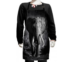 Exotic Wildlife Elephant Kids Apron