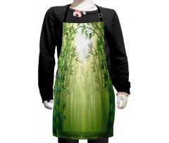 Bamboo Trees in Forest Kids Apron