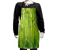 Bamboo Sprout Stem Forest Kids Apron