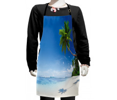 Ocean Summer Palms Kids Apron