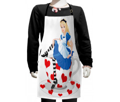 Alice with Cup Kids Apron