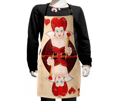 Queen Cards Kids Apron