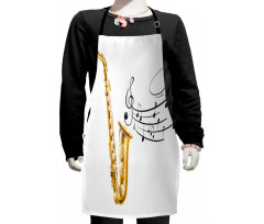 Template Solo Vibes Kids Apron