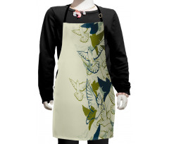 Flock of Flying Pigeons Kids Apron