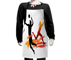 Male and Female Striking Kids Apron