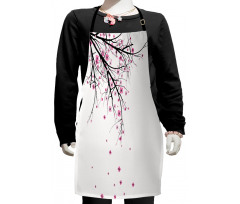 Cherry Blossom Flower Kids Apron