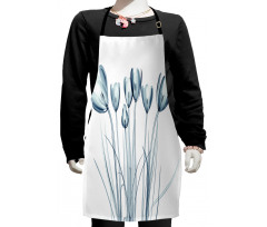 Tulips with Solar Effect Kids Apron