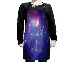 Milky Way Galaxy Stars Kids Apron