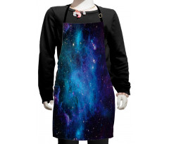 Galaxy Stars in Space Kids Apron