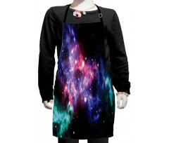 Dusty Gas Cloud Stars Kids Apron