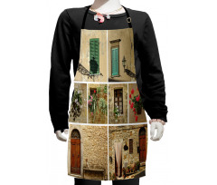 Italian Stone Houses Kids Apron