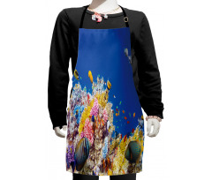 Tropical Corals Fish Kids Apron