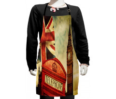 Big Ben England London Kids Apron