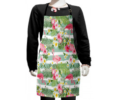 Exotic Hawaiian Leaf Kids Apron