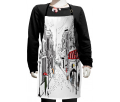 Paris Eiffel Tower Kids Apron