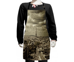 City Skyline of Paris Kids Apron