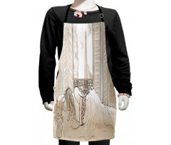 View of Eiffiel Tower Kids Apron