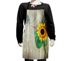 Wood Board Bouquet Kids Apron