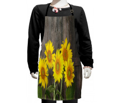 Helianthus Sunflowers Kids Apron