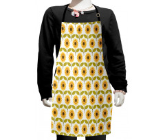 Sunflowers Retro Country Kids Apron