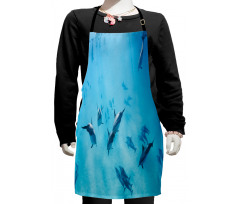 Dolphins Hawaii Ocean Kids Apron