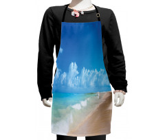 Tropical Ocean Waves Kids Apron