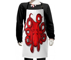 Octopus Animal Marine Kids Apron