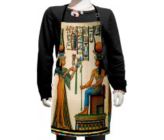 Old Egyptian Papyrus Kids Apron