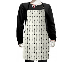 Retro Boho Arrow Pattern Kids Apron