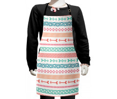 Aztec Tribe Maya Arrow Kids Apron