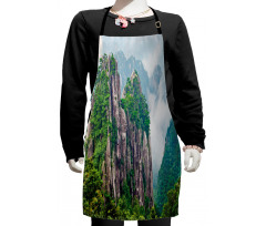 China Landscape Nature Kids Apron