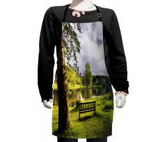 Stourhead Cloudy Scene Kids Apron