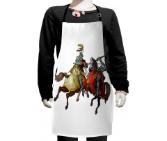 Middle Age Knights Kids Apron