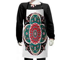 Floral Ethnic Kids Apron