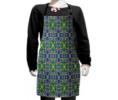 Oriental Damask Kids Apron