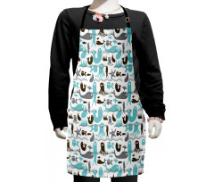 Jellyfish Whale Underwater Kids Apron