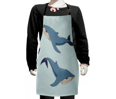 Giant Humpback  Animals Art Kids Apron