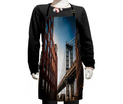 Manhattan Bridge USA Kids Apron