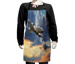 Aviataion Theme Design Kids Apron