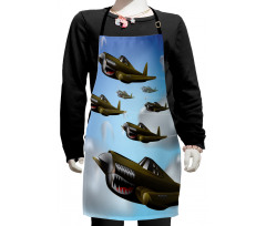 Aircrafts up in Air Kids Apron