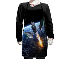 Spacecraft Cosmos Kids Apron